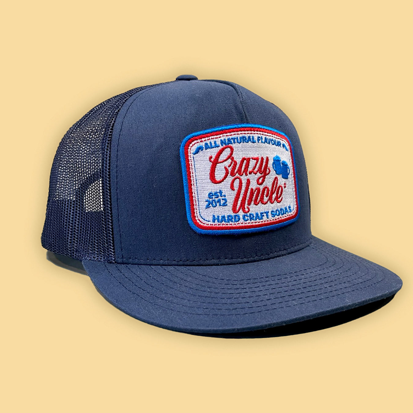 Crazy Uncle Trucker Cap w/ Embroidered Patch